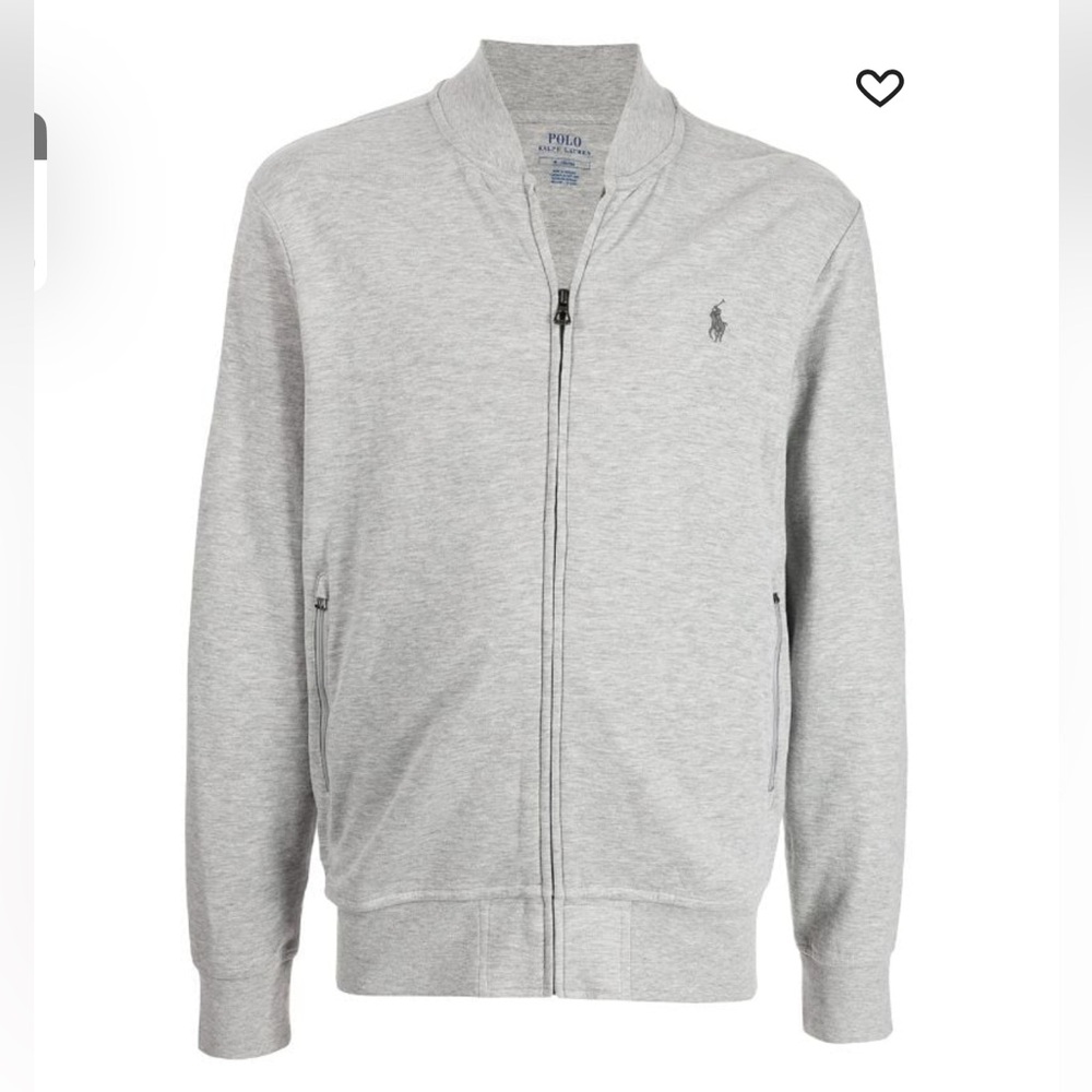 RALPH LAUREN
• AUTHENTICATED
BOMBERJKTM8-LONG SLEEVE-FULL
ZIP
Gray‎ size medium